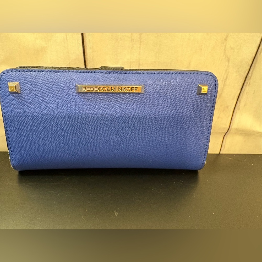Rebecca Minkoff Blue and Black Wallet
